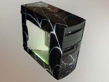 Моддинг корпуса InWin S500   Into Black Web