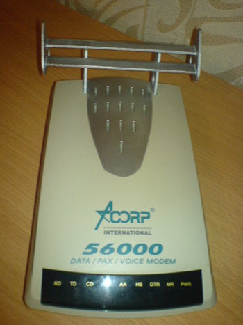 Моддинг FaxModem Zyxel Omni SMART 56K ext.,