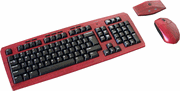 Red Cherry Color Directron Wireless Keyboard