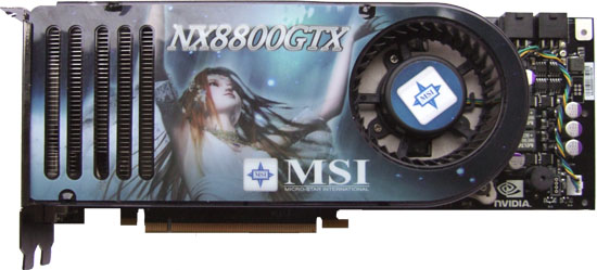 G80 на примере MSI GeForce 8800 GTX