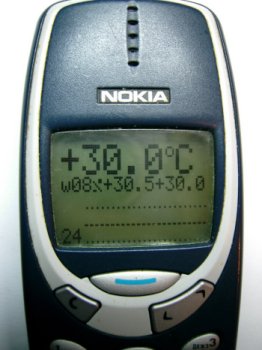 Термометр из Nokia 3310